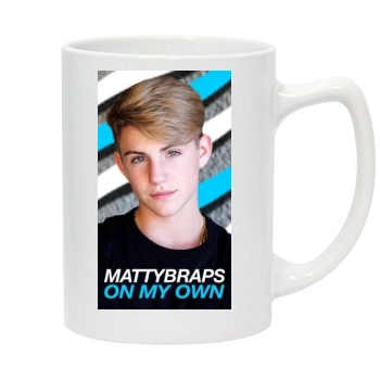 MattyBRaps 14oz White Statesman Mug