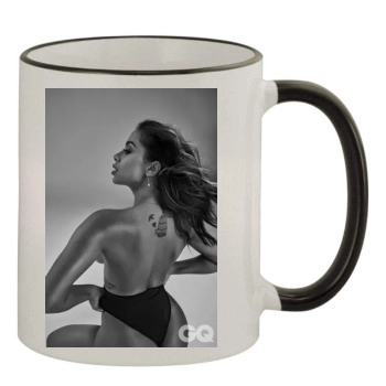 Anitta 11oz Colored Rim & Handle Mug