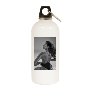 Anitta White Water Bottle With Carabiner