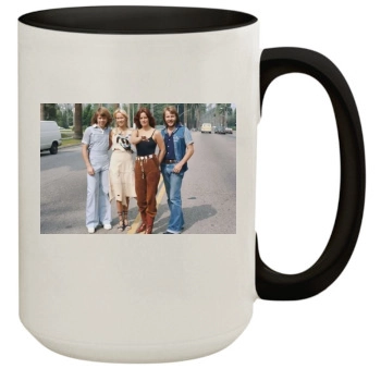 ABBA 15oz Colored Inner & Handle Mug