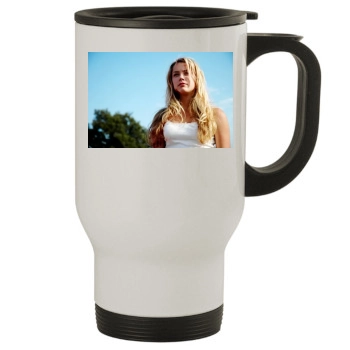 Amber Heard Stainless Steel Travel Mug