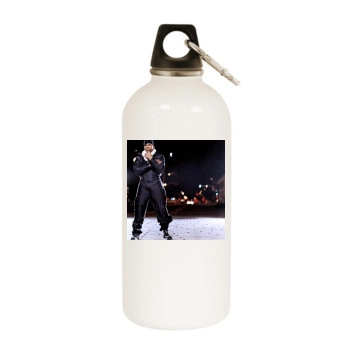 Avant White Water Bottle With Carabiner