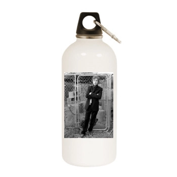 Beck White Water Bottle With Carabiner