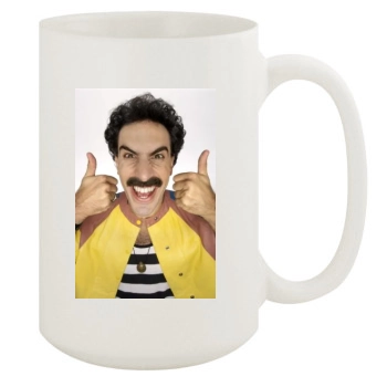 Borat 15oz White Mug