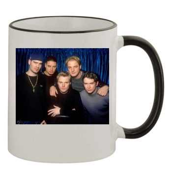 Boyzone 11oz Colored Rim & Handle Mug