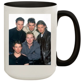 Boyzone 15oz Colored Inner & Handle Mug
