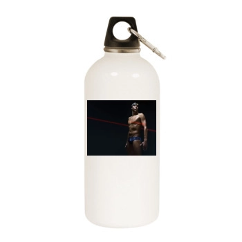 Michael Phelps White Water Bottle With Carabiner