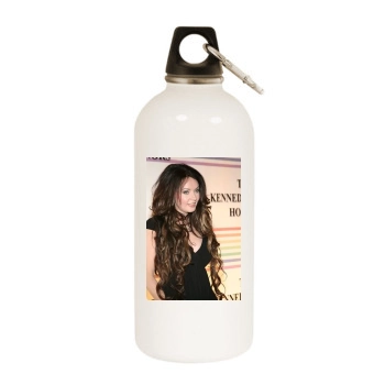 Sarah Brightman White Water Bottle With Carabiner