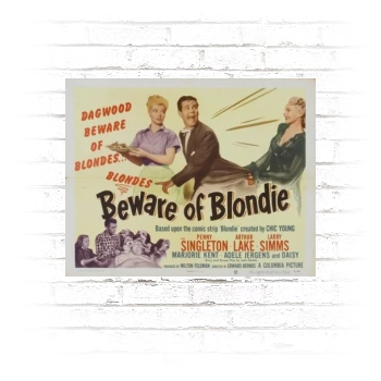 Beware of Blondie (1950) Poster
