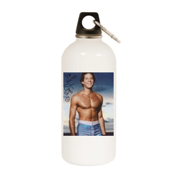 Steve Guttenberg White Water Bottle With Carabiner