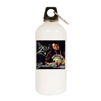 Z-Ro White Water Bottle With Carabiner