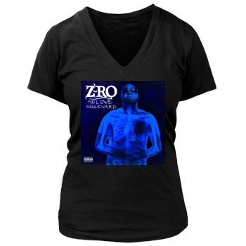 Z-Ro Women's Deep V-Neck TShirt