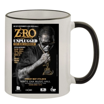 Z-Ro 11oz Colored Rim & Handle Mug
