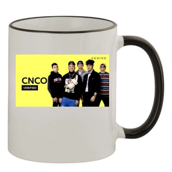 CNCO 11oz Colored Rim & Handle Mug