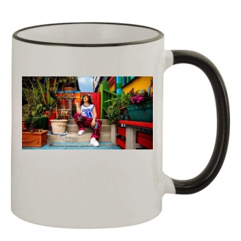Gavlyn 11oz Colored Rim & Handle Mug