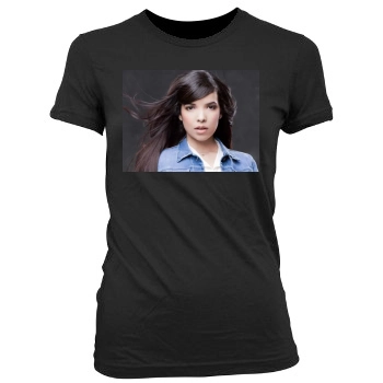 Indila Women's Junior Cut Crewneck T-Shirt
