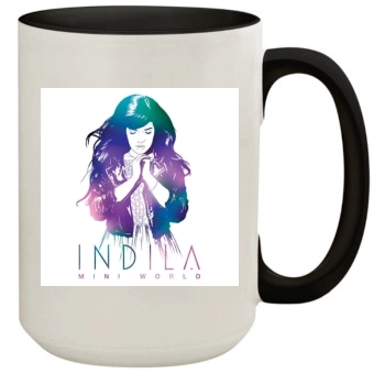 Indila 15oz Colored Inner & Handle Mug