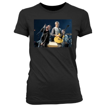 U2 Women's Junior Cut Crewneck T-Shirt