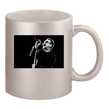 U2 11oz Metallic Silver Mug