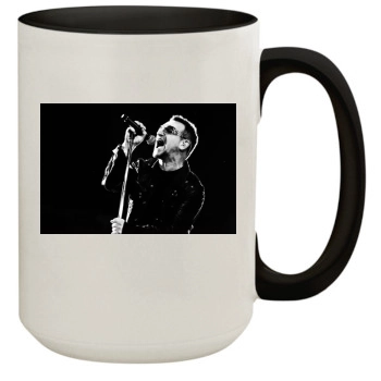 U2 15oz Colored Inner & Handle Mug