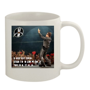 U2 11oz White Mug