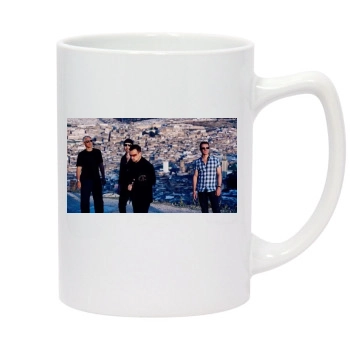 U2 14oz White Statesman Mug