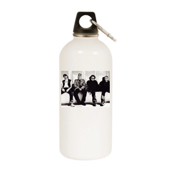 U2 White Water Bottle With Carabiner