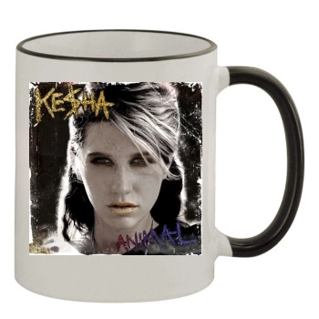 Ke$ha 11oz Colored Rim & Handle Mug