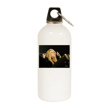 Ke$ha White Water Bottle With Carabiner