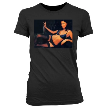 Lisa Snowdon Women's Junior Cut Crewneck T-Shirt