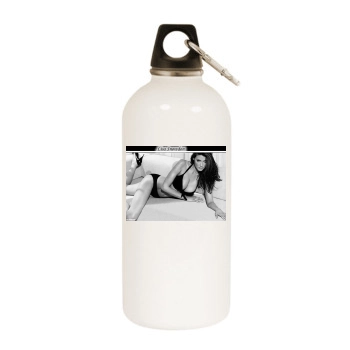 Lisa Snowdon White Water Bottle With Carabiner