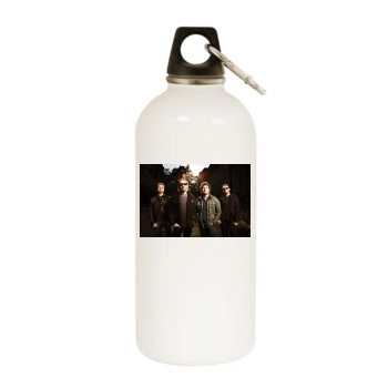 Nickelback White Water Bottle With Carabiner