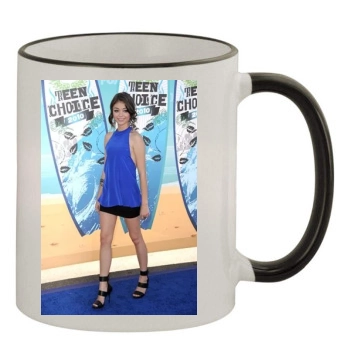 Sarah Hyland 11oz Colored Rim & Handle Mug