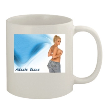 Alexis Texas 11oz White Mug