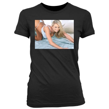Briana Banks Women's Junior Cut Crewneck T-Shirt