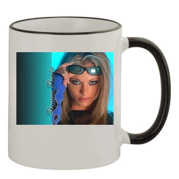 Briana Banks 11oz Colored Rim & Handle Mug