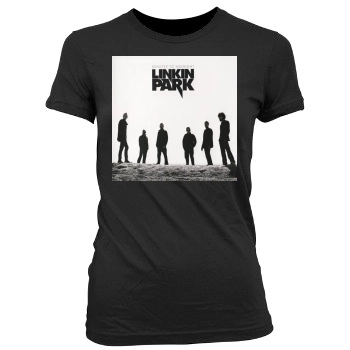 Linkin Park Women's Junior Cut Crewneck T-Shirt