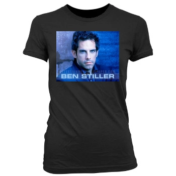 Ben Stiller Women's Junior Cut Crewneck T-Shirt