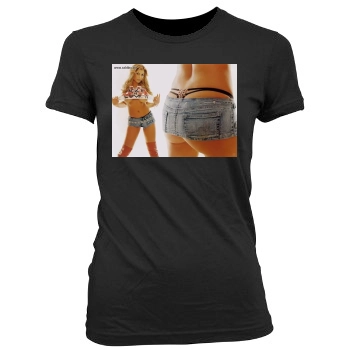 Gloria Velez Women's Junior Cut Crewneck T-Shirt