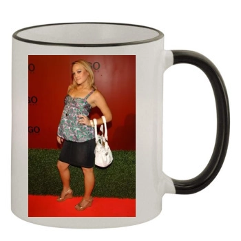 Sarah Wynter 11oz Colored Rim & Handle Mug