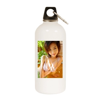 Aki Hoshino White Water Bottle With Carabiner