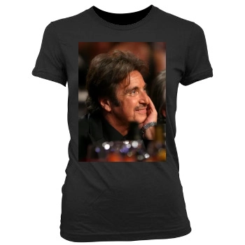 Al Pacino Women's Junior Cut Crewneck T-Shirt