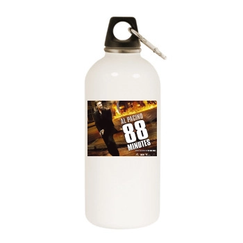 Al Pacino White Water Bottle With Carabiner