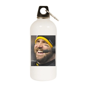 Ben Roethlisberger White Water Bottle With Carabiner