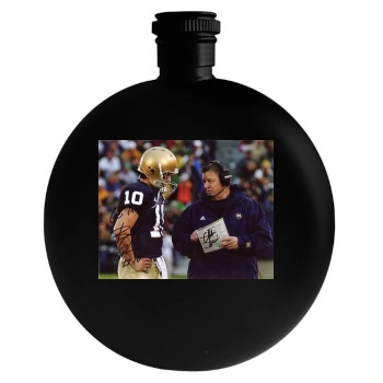 Brady Quinn Round Flask