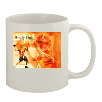 Brady Quinn 11oz White Mug