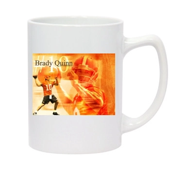 Brady Quinn 14oz White Statesman Mug