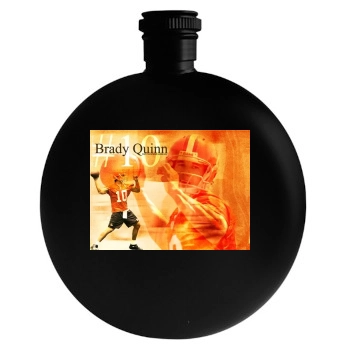 Brady Quinn Round Flask