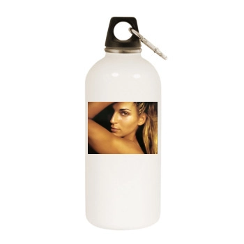 Gabriella Reece White Water Bottle With Carabiner