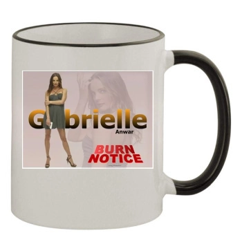 Gabrielle Anwa 11oz Colored Rim & Handle Mug